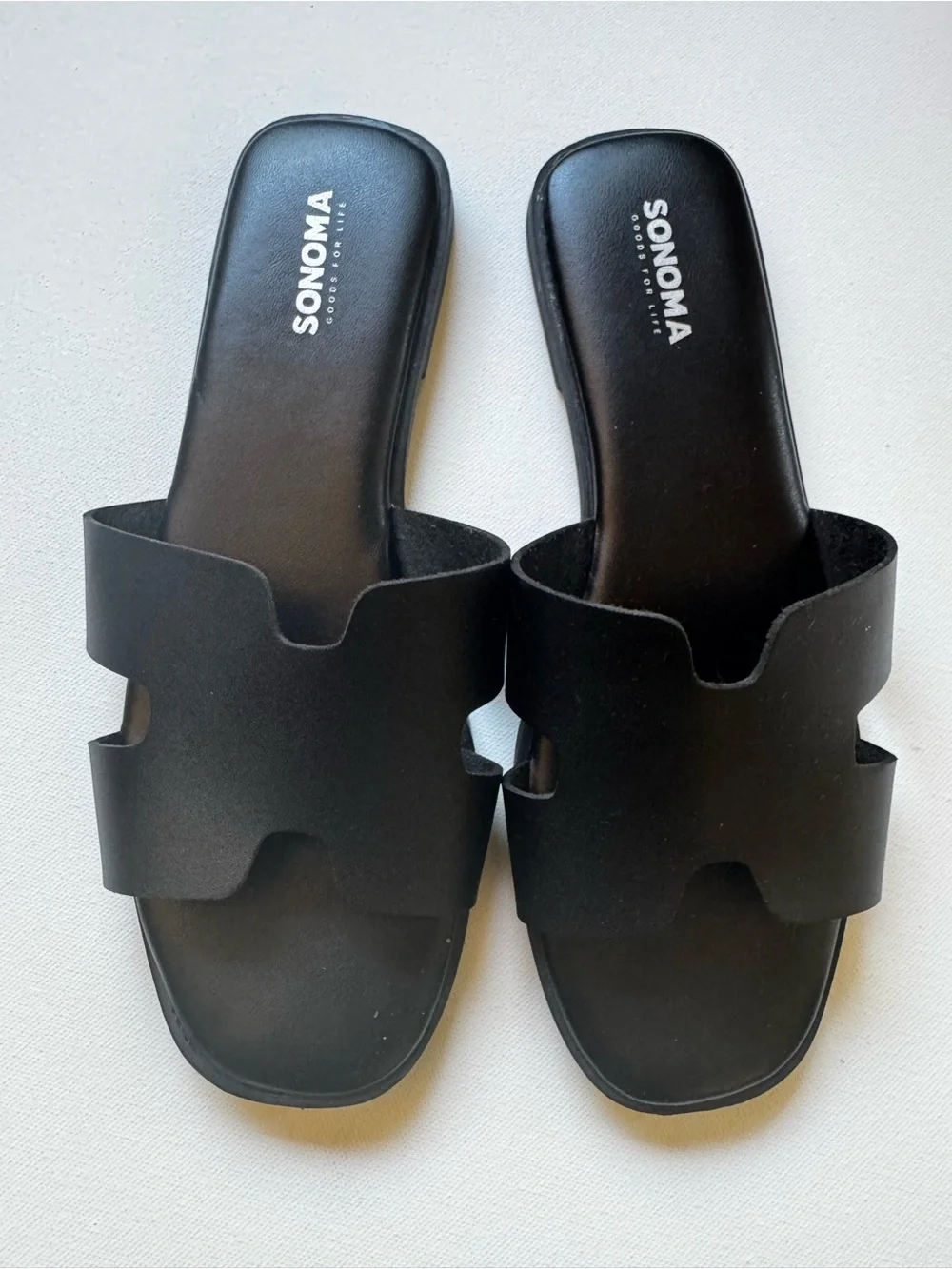 SONOMA Black Women's Slip-On Mule Sandals SZ 8